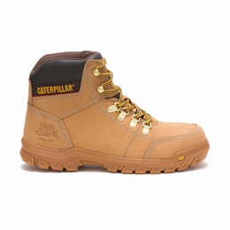 Caterpillar Outline Steel Toe Work Férfi Bakancs Narancssárga, HU-C077